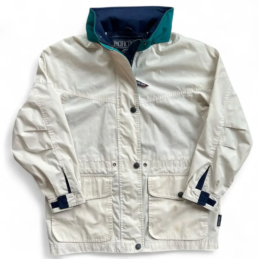 Vintage Pacific Trail Sailing Yacht Regatta Parka Jacket Coat S London Fog Long - Picture 3 of 11